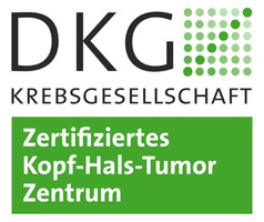 Siegel DKG zertifiziertes Kopf-Hals-Tumor Zentrum